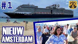 Nieuw Amsterdam Pt.1 - Park By The Ports, Embarkation, Cabin Tour, Sailaway Deck Party, Origin Story