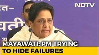 PM Modi "Hiding Failures" Behind Terror Attacks, Alleges Mayawati