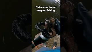 old anchor #found #magnetfishing #magnetfishingbestfinds #treasure #anchor #fyp @ferrousfishing