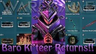 Warframe - Baro Ki'Teer Returns! [13th June 2025]