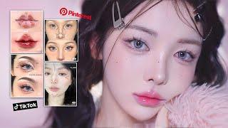 틱톡&핀터레스트메이크업 꿀팁 튜토리얼 싹 다 따라 해봤는데요..?