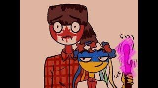 мини комикс countryhumans (озвучка) ~УКРАИНА В КАНАДЕ~