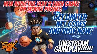 SIMDUNK -  NEW ADDICTIVE PLAY 2 EARN!! PIONEER TEST 2.0 - PLAY AND EARN FOR FREE - LIVESTREAM!!