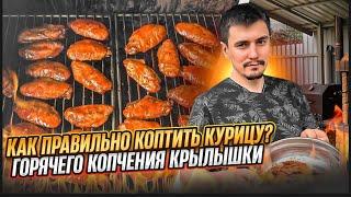 КУРИЦА К ПЕННОМУ | ГОРЯЧЕЕ КОПЧЕНИЕ | КОПТИМ КУРИНЫЕ КРЫЛЬЯ