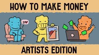 How you can start making money as an artist in 2024 - $100k selling digital products