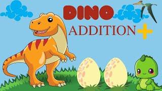  Counting Dinosaur Eggs  | Fun Addition for Kids | Educational Video  شمارش تخم‌های دایناسور