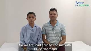 Patient testimonial - Dev Parshuramkar | ETS Surgery | Aster RV Hospital