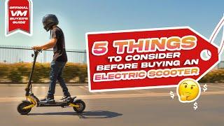5 Things to Consider When Buying an Electric Scooter | VoroMotors Buying Guide