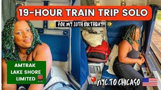 Amtrak lake shore limited nyc to chicago   | 30th birthday solo train trip reflections and fears