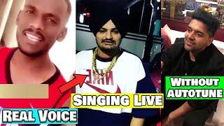 15 Punjabi Singers Real Voice without Autotune/Music | Sidhu Moosewala,Karan Aujla,Kaka,Jass Manak