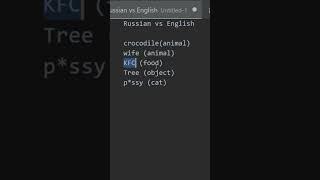 Russian vs English #russianlanguage #python #programming #englishspeaking #englishgrammar