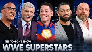 WWE Superstars Dwayne Johnson, Roman Reigns, John Cena, Cody Rhodes & More Talk WWE and WrestleMania