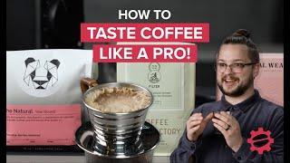 How To Taste Coffee Like a Pro  #coffeetasting #howto #coffeetutorial