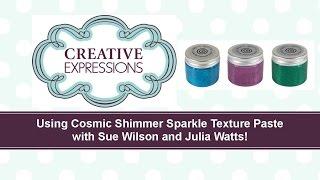 How To Use Cosmic Shimmer Sparkle Texture Paste | Cosmic Shimmer Tutorials