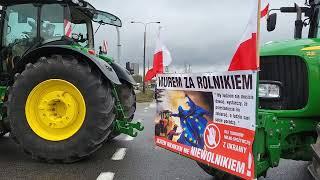 Gniezno24.com - Protesty rolników w Gnieźnie - 20 lutego 2024