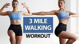 3 MILE INTENSE WALKING WORKOUT FOR LOWER BELLY FAT LOSS