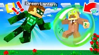 Becoming the GREEN LANTERN in Minecraft