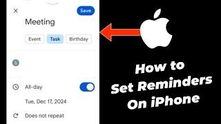 How to Set a Reminder on iPhone