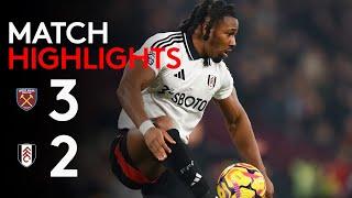 HIGHLIGHTS | West Ham 3-2 Fulham | Unbeaten Run Comes To An End ️