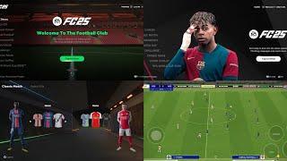 FIFA 16 MOBILE MOD EA SPORTS FC 25 OFFLINE UPDATE CAREER MODE ALL TOURNAMENTS NEW FACES & TRANSFERS
