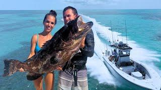 SECRET Spot LOADED with Grouper & Snapper: Florida Keys Fishing