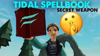 SECRET WEAPON Roblox Islands , Secret weapon roblox skyblox skyblock, tidal spellbook roblox islands