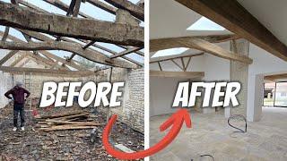 A Year of Hard Work: Farmhouse Restoration Timelapse