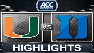 2013 ACC Football Highlights | Miami vs Duke | ACCDigitalNetwork