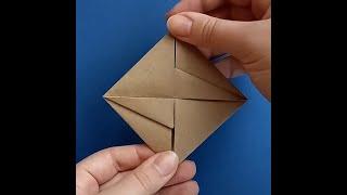 Простой подарочный конверт из бумаги  Красивый оригами конвертик #shorts  Origami Gift Envelope