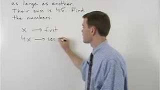 Algebra Word Problems - MathHelp.com - Math Help