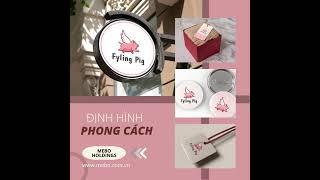 Thiết kế logo nhận diện thương hiệu Fyling Pig #mebo #mebodesign