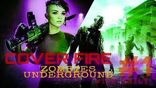 COVER FIRE MOBILE GAMEPLAY! ZOMBIES UNDERGROUND! [ZOMBIES HUNTING IN THE METRO ENTRANCE]