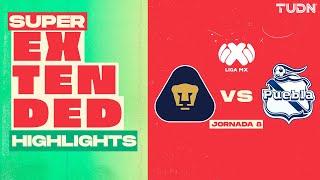 SUPER EXTENDED HIGHLIGHTS | Pumas vs Pueblal | Liga Mx -Apertura 2024 - Jornada 8 | TUDN