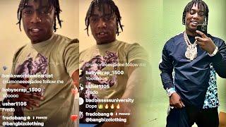 Fredo Bang On Live Talking To Women & His New Bang Biz Merch Release