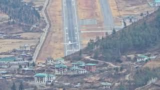 Drukair A319 Battles Paro's Fierce Winds – Perfect Go-Around Caught on Camera!