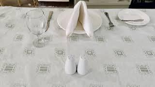 A LA CARTE TABLE SET UP