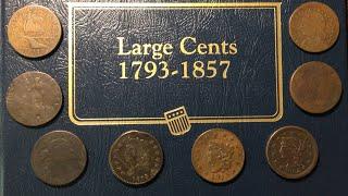 My Large Cent + Early American Copper Coin Collection