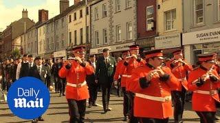 Operation Banner: Veterans parade near Belfast to mark 50 years