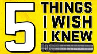 Suppressors 101: Five Things I Wish I Knew Before Buying My First Suppressor