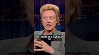 Christopher Walken LIES that it’s his Birthday