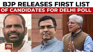 BJP Releases First List Of 29 Candidates For Delhi Assembly Elections | India Today