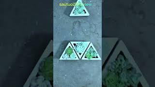 sautuoi50review TRIANGLE CEMENT PLANTERS