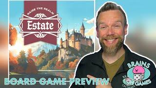 Estate: Raise the Realm - Worker placement, engine building, and tasty combos!