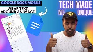 How to wrap text around an image in google docs