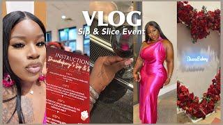 VLOG : IT GOT MESSY! SHANS SIP & SLICE, DECORATING CAKE FAIL, GRWM, GOOD VIBES | Angeline Kors