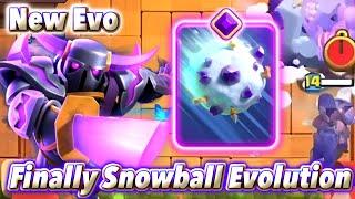 Finally Snowball Evolution Issei Royale-Clash Royale