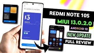 Redmi Note 10S MIUI 13.0.2.0 Android 12 New Update Full Review | Redmi Note 10S MIUI 13