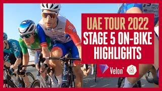 UAE Tour 2022: Stage 5 On-Bike Highlights