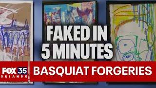 Fake Basquiat art on display in Orlando makes visitors question trust of museums