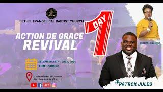 BEBC | REVEIL D'ACTION DE GRACE | 12/22/24